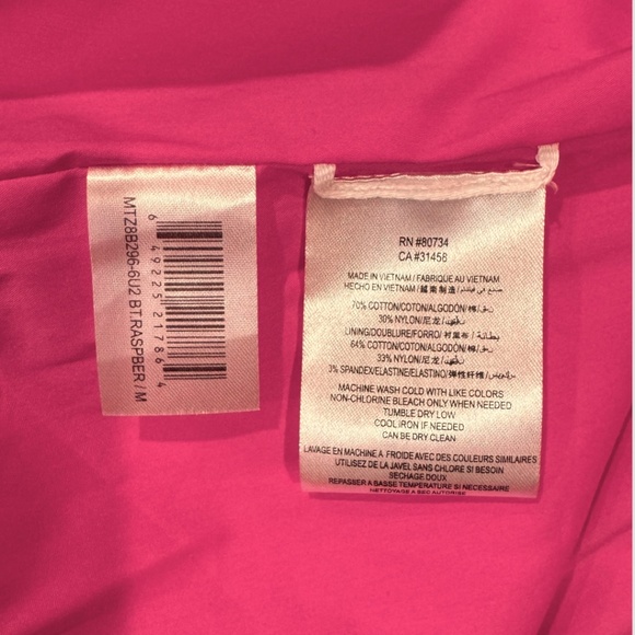 BCBGMAXAZRIA Raspberry Pink Belted Trench Coat – Size M - Picture 11 of 12